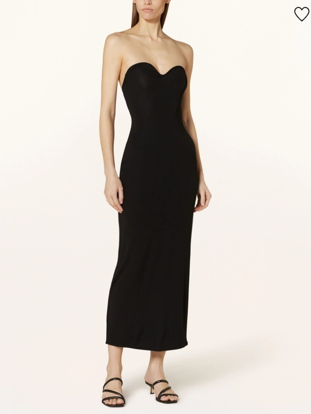 By Aylin Koenig Strapless Black Dress